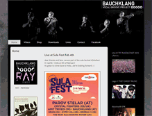 Tablet Screenshot of bauchklang.com